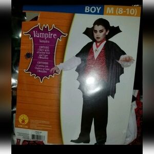 Rubie's Vampire Costume Dracula Blood Sucker Big Mosquito LolBoy Sz M(8-10) NIP